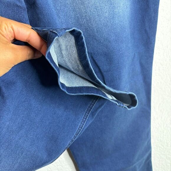 NWT Cato EST 1946 Womens Mid Wash Denim Classic Straight Cropped Jeans Blue 16 - Picture 5 of 8